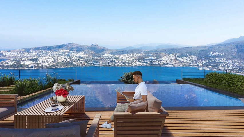 Строится элитные виллы на бухте Гюндоган!