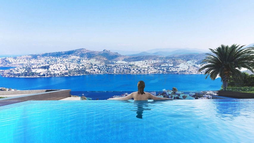 Строится элитные виллы на бухте Гюндоган!