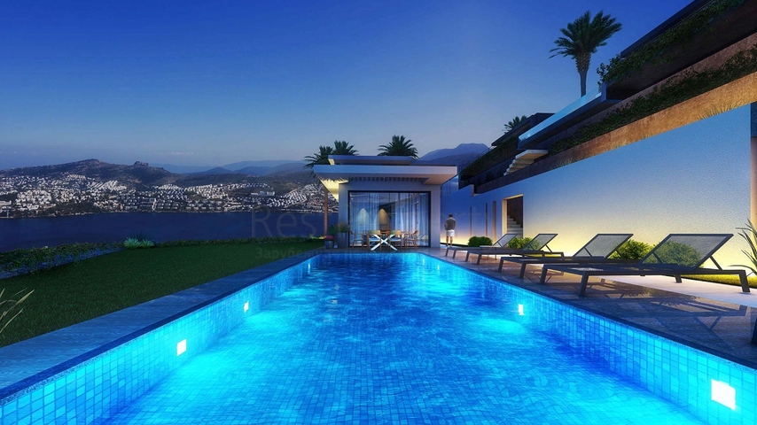 Строится элитные виллы на бухте Гюндоган!