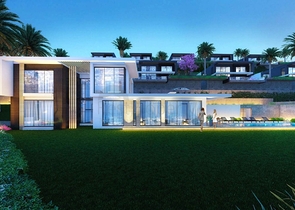 Строится элитные виллы на бухте Гюндоган!