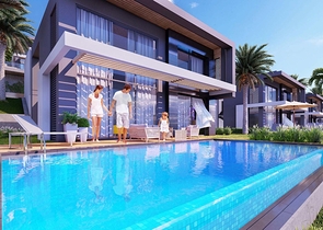 Строится элитные виллы на бухте Гюндоган!