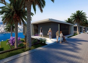 Строится элитные виллы на бухте Гюндоган!