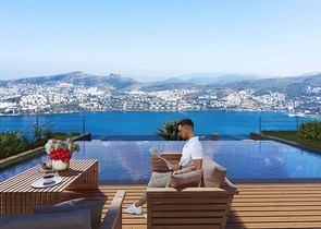 Строится элитные виллы на бухте Гюндоган!