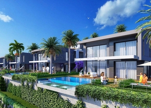 Строится элитные виллы на бухте Гюндоган!