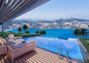 Строится элитные виллы на бухте Гюндоган!