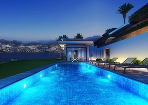 Строится элитные виллы на бухте Гюндоган!