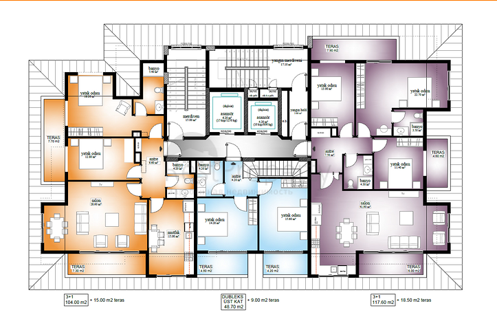 Новый жилой комплекс в районе Махмутлар