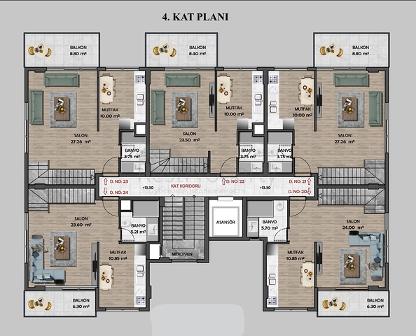Квартиры в новом жилом комплексе 