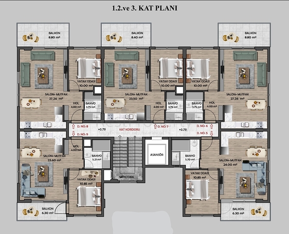 Квартиры в новом жилом комплексе 