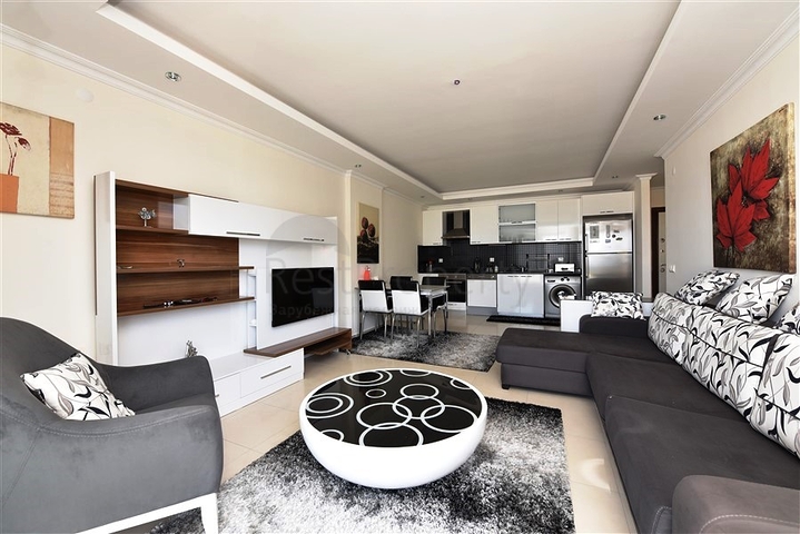 Двухкомнатная квартира на аренду в районе Авсаллар