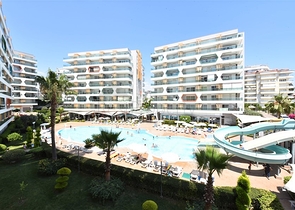 Двухкомнатная квартира в районе Авсаллар