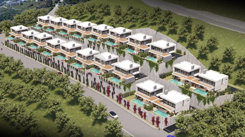 Новый комплекс вилл в районе Каргыджак