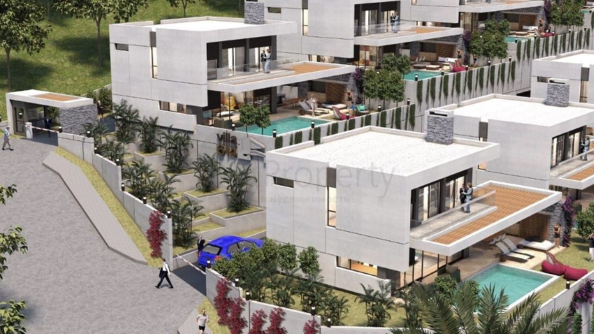 Новый комплекс вилл в районе Каргыджак