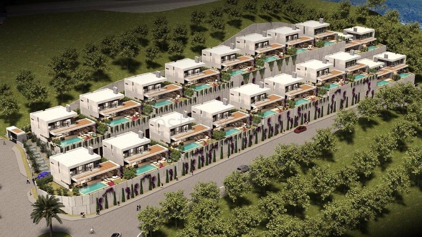 Новый комплекс вилл в районе Каргыджак