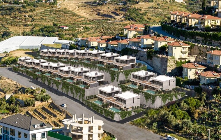 Новый комплекс вилл в районе Каргыджак