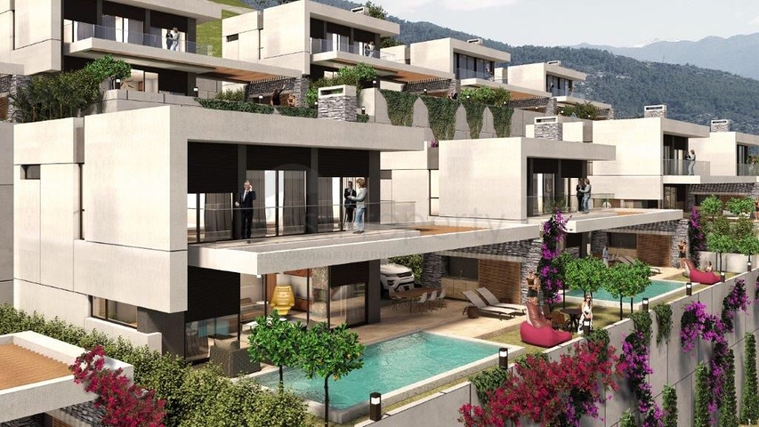 Новый комплекс вилл в районе Каргыджак