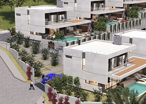 Новый комплекс вилл в районе Каргыджак