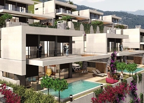 Новый комплекс вилл в районе Каргыджак