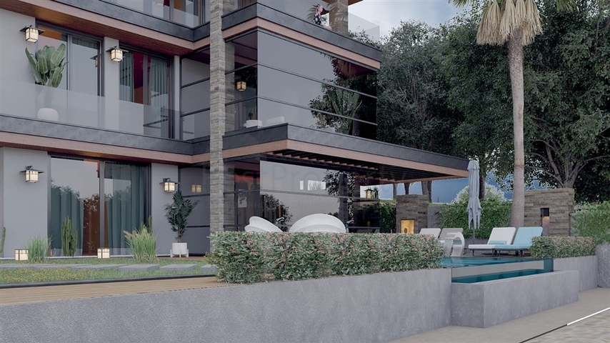 Трехэтажная вилла планировки 5+1