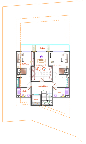 Трехэтажная вилла планировки 5+1