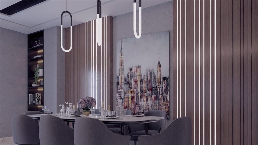 Трехэтажная вилла планировки 5+1