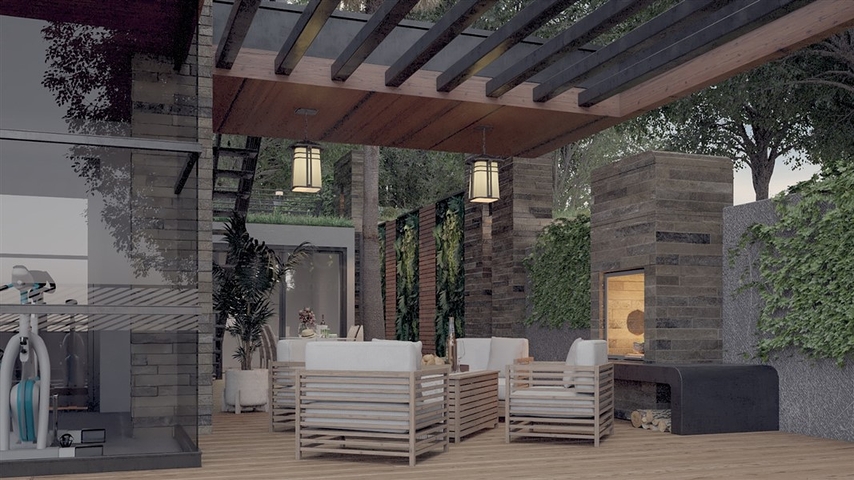 Трехэтажная вилла планировки 5+1