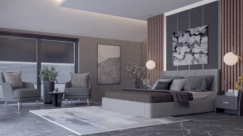 Трехэтажная вилла планировки 5+1