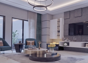 Трехэтажная вилла планировки 5+1