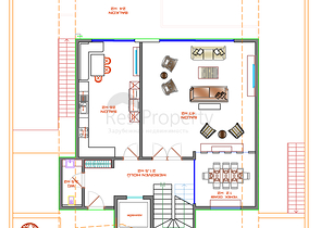 Трехэтажная вилла планировки 5+1