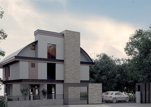 Трехэтажная вилла планировки 5+1