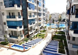 Двухкомнатная квартира в районе Махмутлар