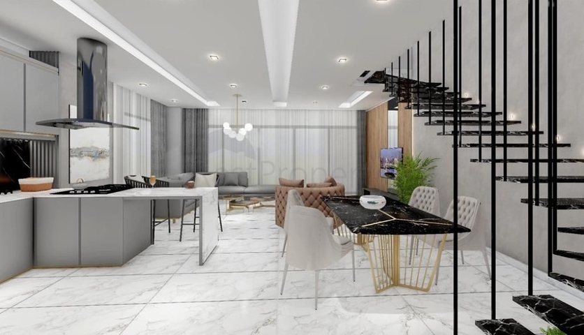 Четырехкомнатная вилла в районе Авсаллар