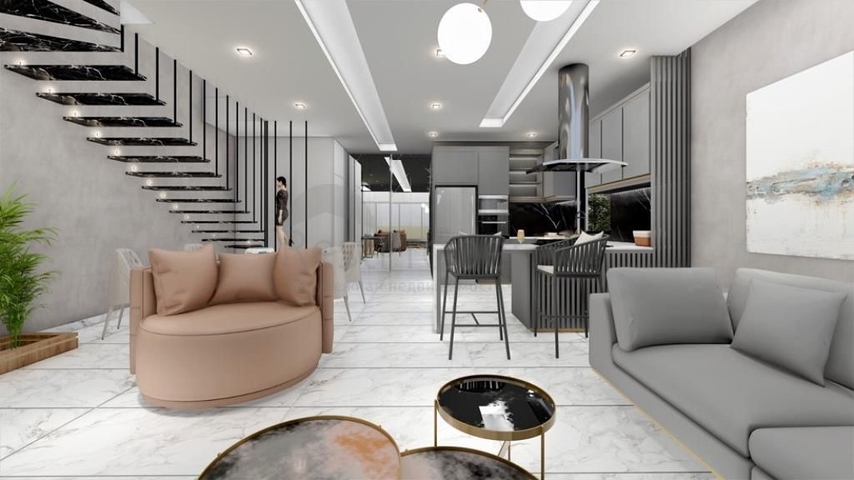 Четырехкомнатная вилла в районе Авсаллар