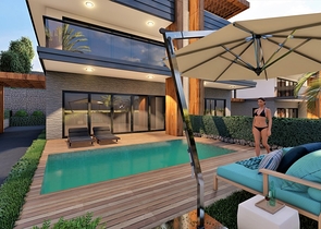 Четырехкомнатная вилла в районе Авсаллар