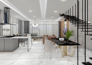 Четырехкомнатная вилла в районе Авсаллар