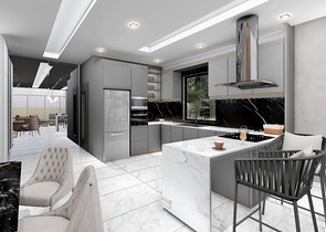 Четырехкомнатная вилла в районе Авсаллар