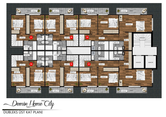 Новый проект жилого комплекса в центре Алании
