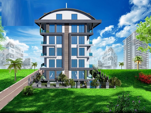 Новый проект жилого комплекса в центре Алании