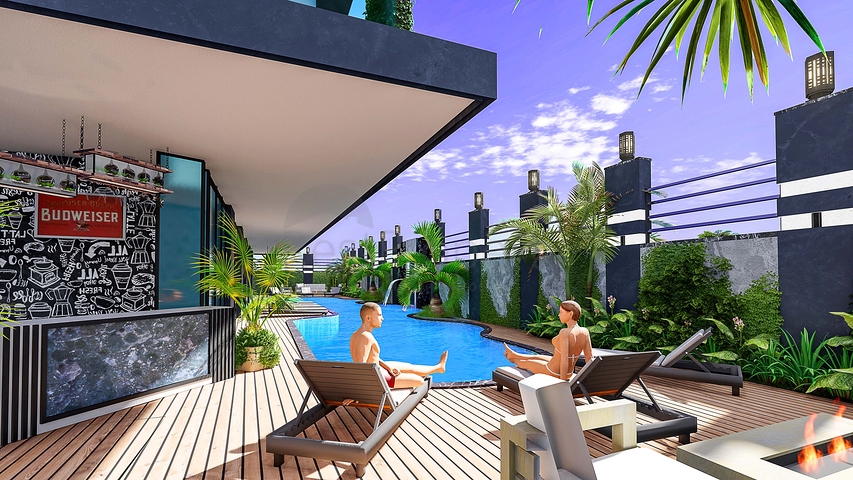 Новый проект жилого комплекса в центре Алании