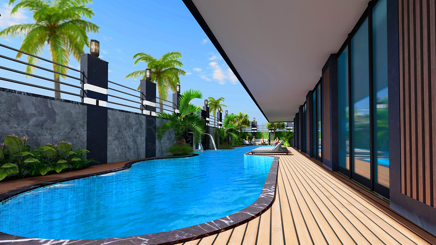 Новый проект жилого комплекса в центре Алании