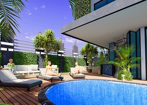 Новый проект жилого комплекса в центре Алании