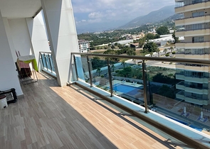 Меблированная квартира планировки 1+1 в ЖК района Махмутлар