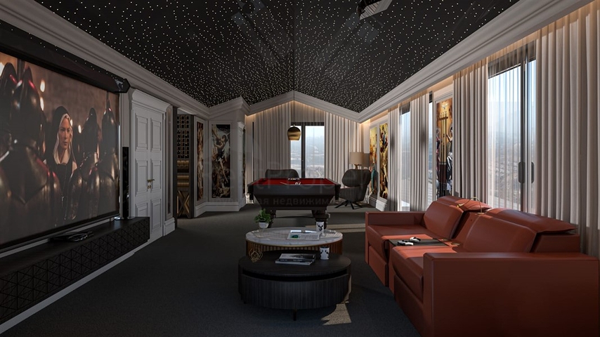 Люкс виллы на стадии строительства в районе Каргыджак