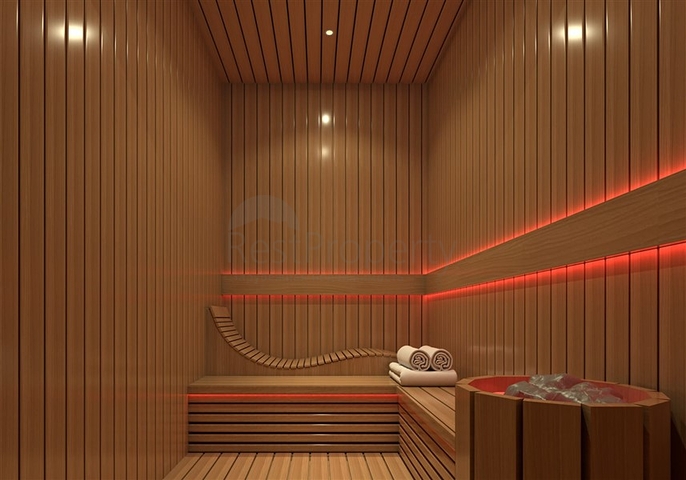 Люкс виллы на стадии строительства в районе Каргыджак