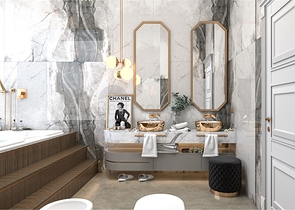 Люкс виллы на стадии строительства в районе Каргыджак