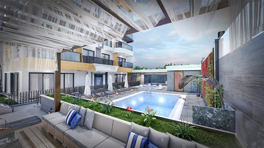 Новый проект жилого комплекса в районе Кестель