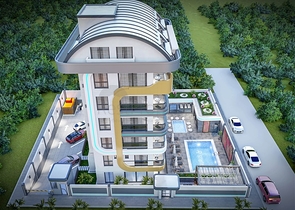 Новый проект жилого комплекса в районе Кестель