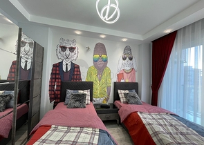 Трехкомнатная квартира в районе Махмутлар