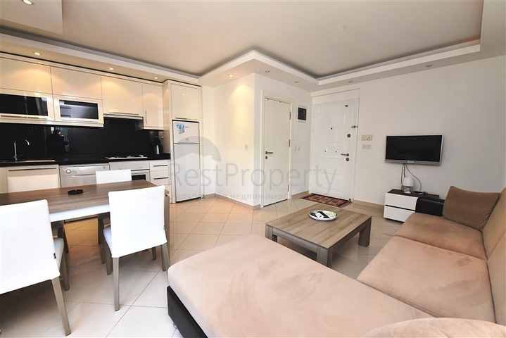 Двухкомнатная квартира в районе Оба на аренду 