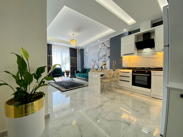 Квартира 1+1 в дизайнерском оформлении 